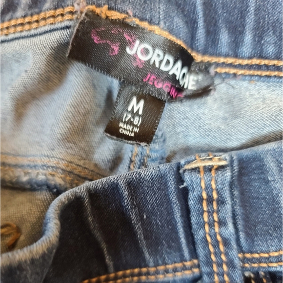Jordache Girls Denim Jeggings Size M 7/8 bundle - Picture 4 of 8